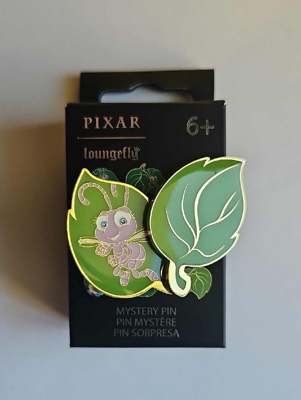 (3/$65)Loungefly Disney Pixar A Bug's Life Character Dot Leaf Sliding Enamel Pin